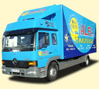 Umzugs-LKW mit Fahrer zum mieten